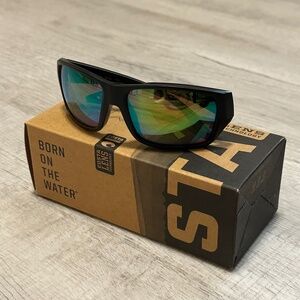 Costa Del Mar Tailfin Polarized Sunglasses Green Mirror 580P